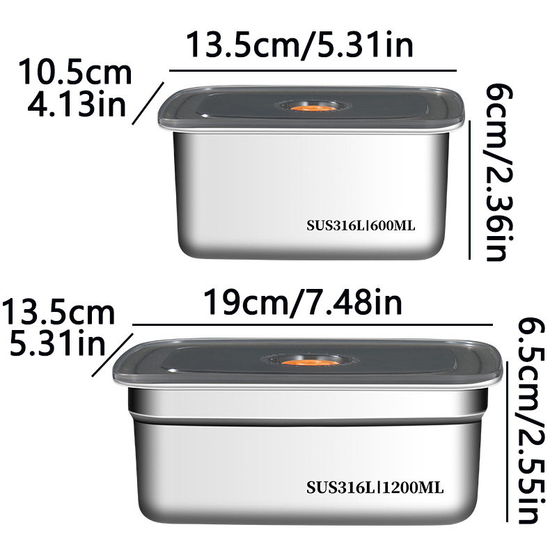 Food Grade 316 Stainless Steel - đánh giá và giá Bento Box