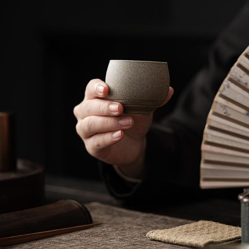 Kung Fu Tea Set Japanese Stone - đánh giá và giá Japanese Pottery