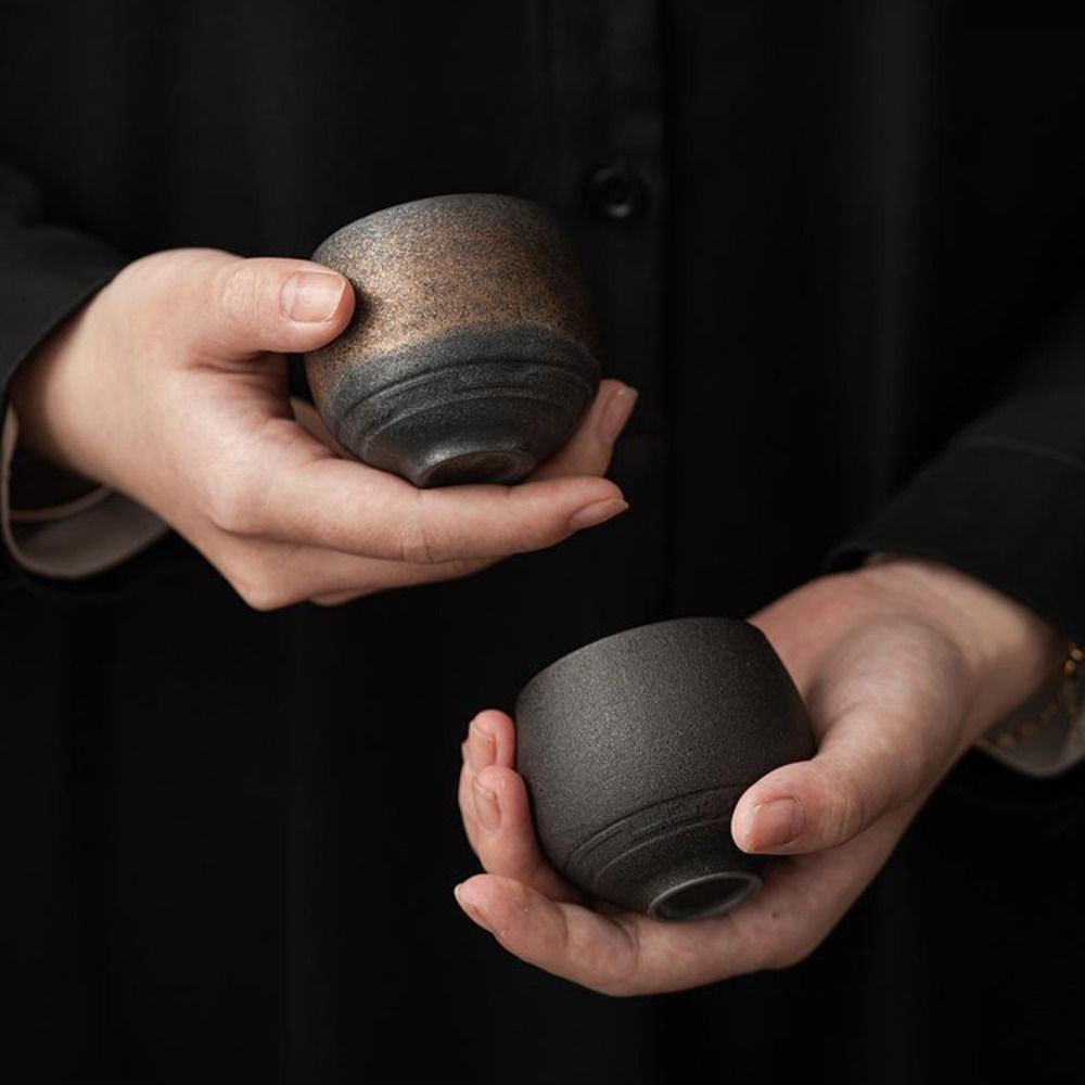 Kung Fu Tea Set Japanese Stone - đánh giá và giá Japanese Pottery