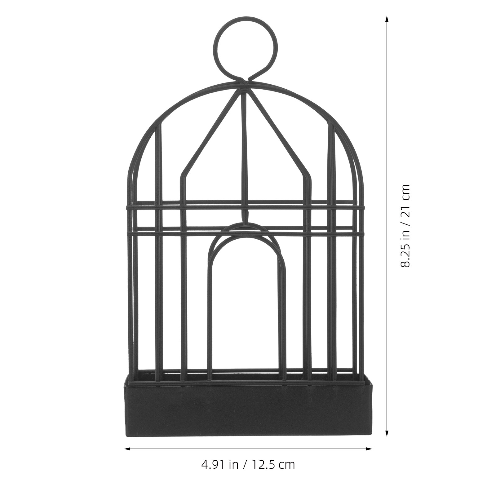 Black Retro Iron Birdcage Brac - đánh giá và giá Incense Holder