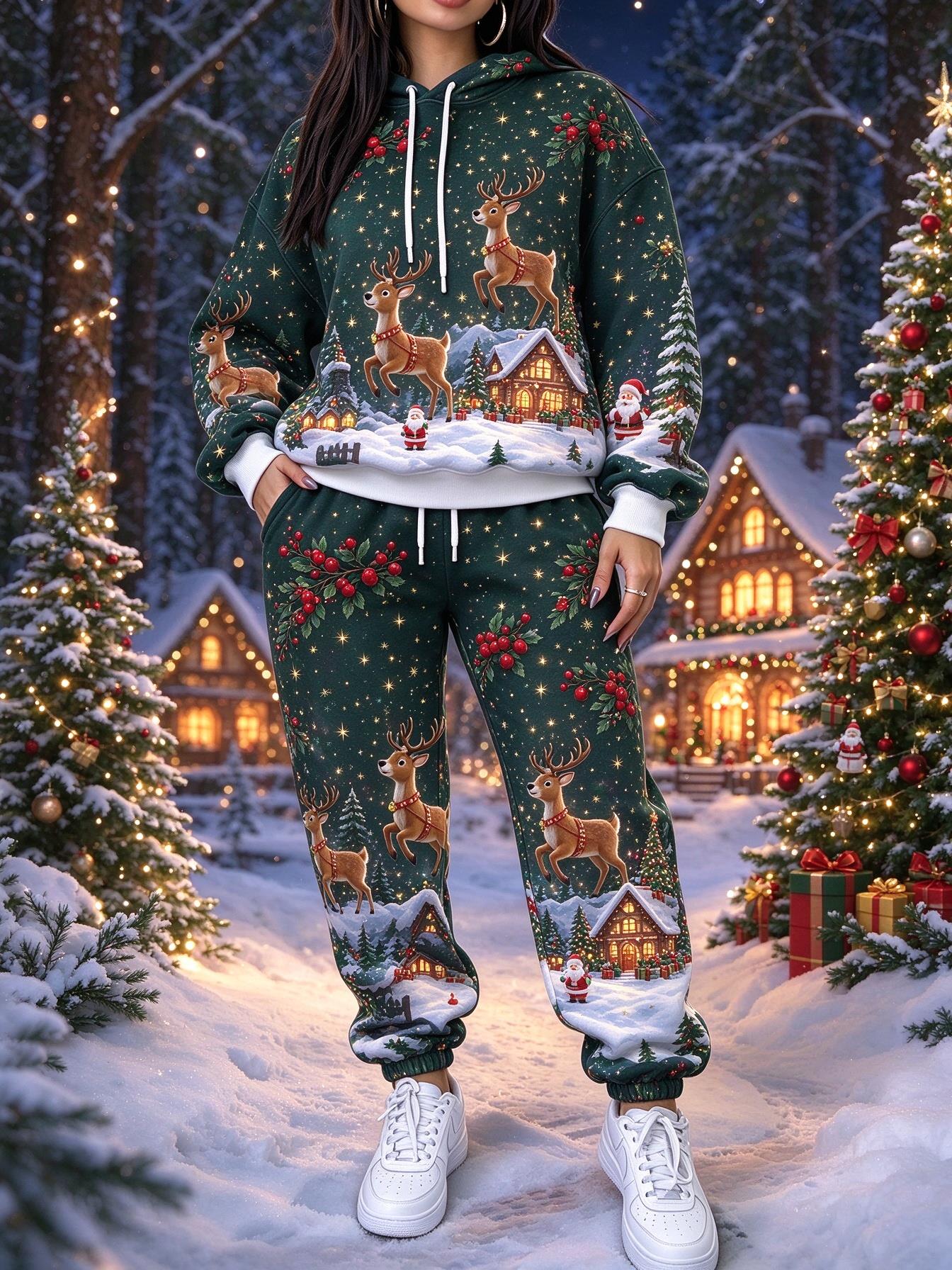 Women Christmas 2 Piece Tracks - đánh giá và giá Matcha