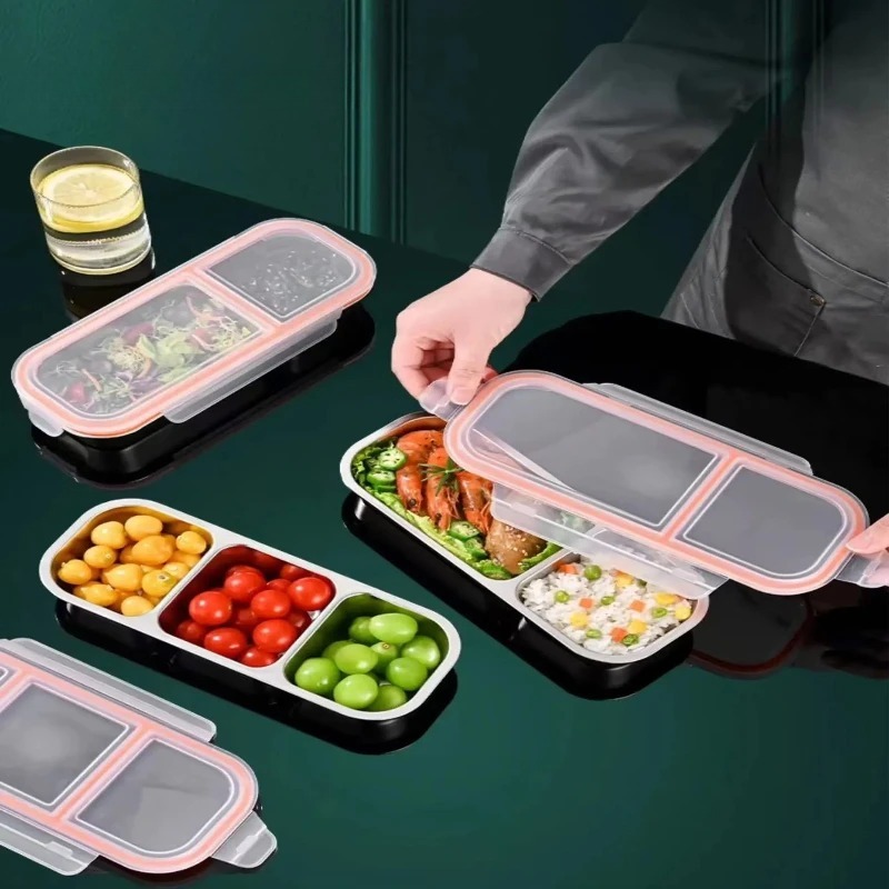 304 steel fresh-keeping box, b - đánh giá và giá Bento Box