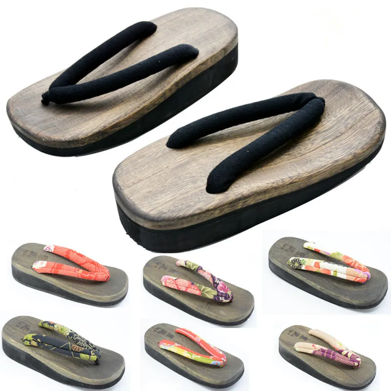 Women's Cosplay Shoes Mid Heel - đánh giá và giá Geta Wooden Sandal