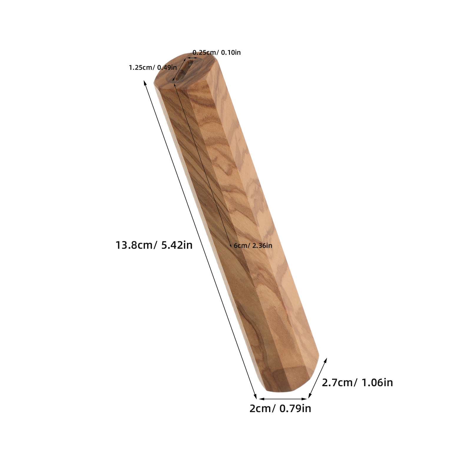 Octagonal Wooden Handle for Ja - đánh giá và giá Japanese Knife